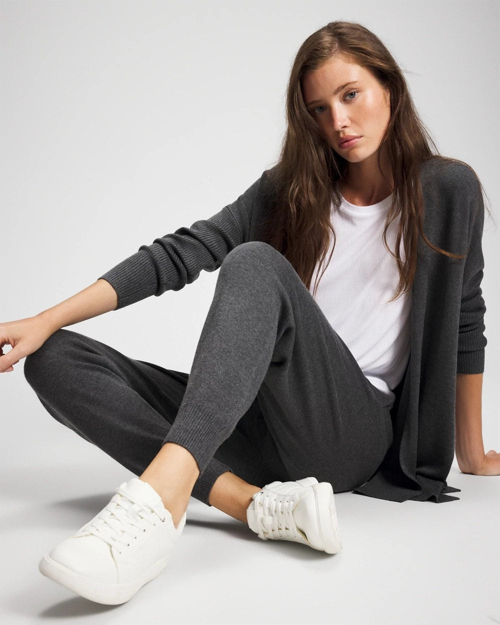 HEATHER QUARTZ Premier Knit Sweater Jogger