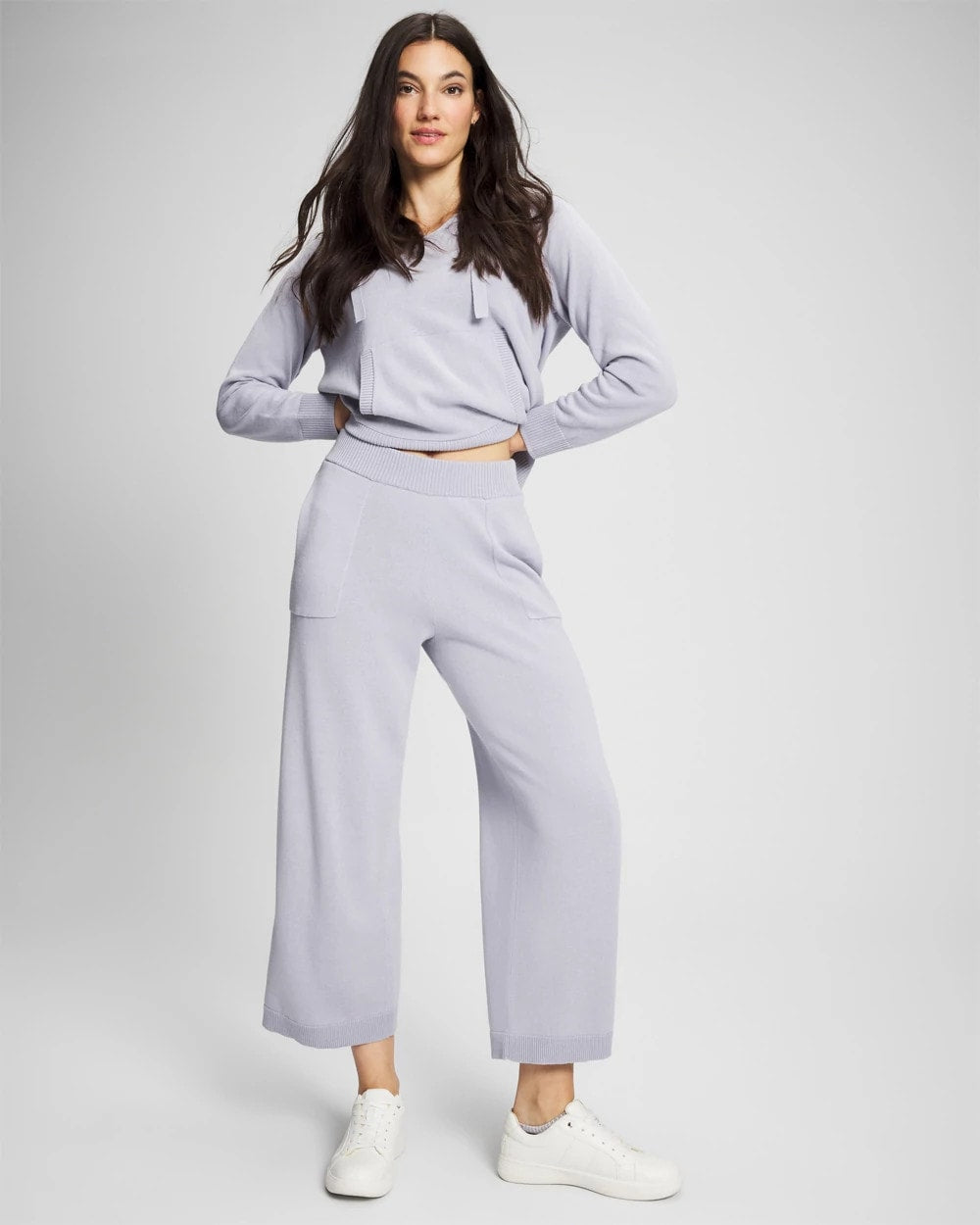 MOONSTONE Cotton Sweater Crop Pant