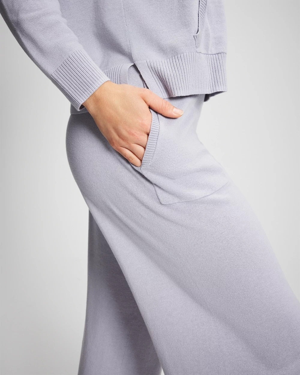 MOONSTONE Cotton Sweater Crop Pant