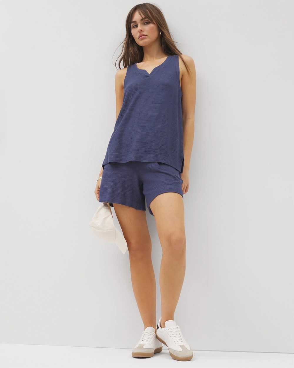 LUNAR TIDE Crinkle Knit 5 Inch Short