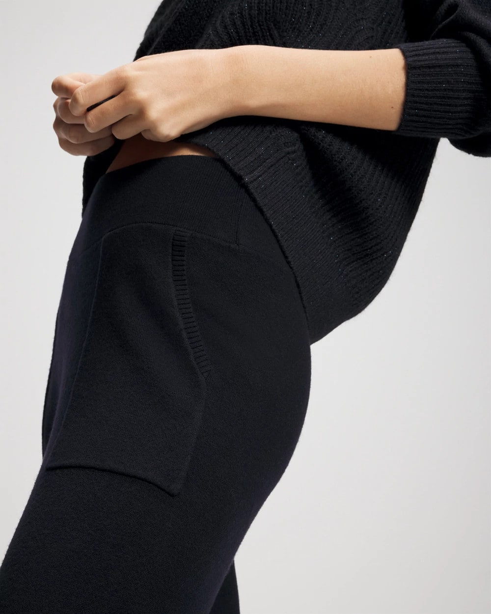 MIDNIGHT SKIES Premier Knit Straight Leg Ankle Pant
