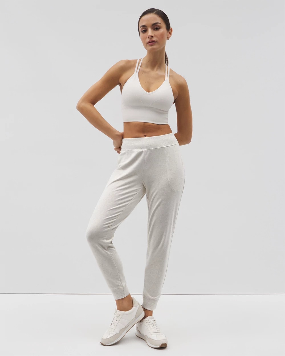 HEATHER CRYSTAL Essential Terry Jogger