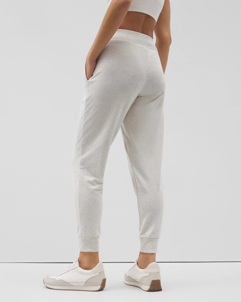 HEATHER CRYSTAL Essential Terry Jogger