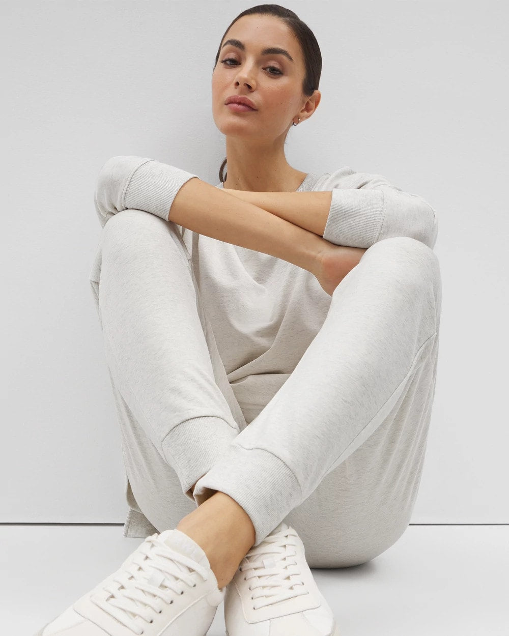 HEATHER CRYSTAL Essential Terry Jogger