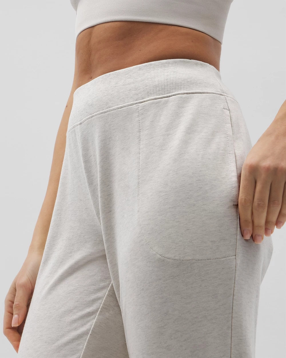 HEATHER CRYSTAL Essential Terry Jogger