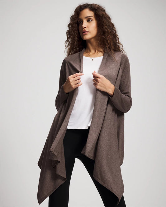 HEATHER COCOA Sweater Travel Wrap