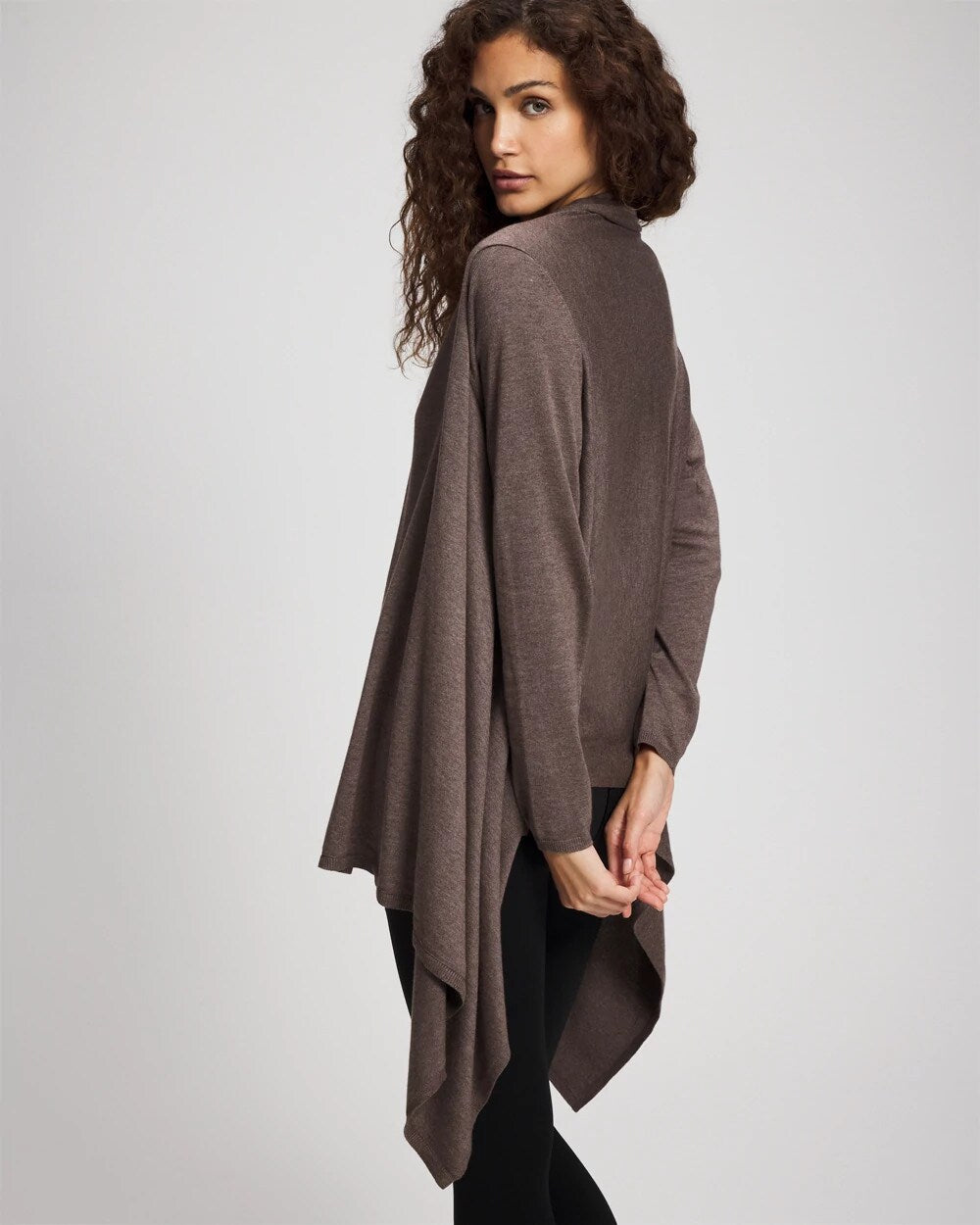 HEATHER COCOA Sweater Travel Wrap