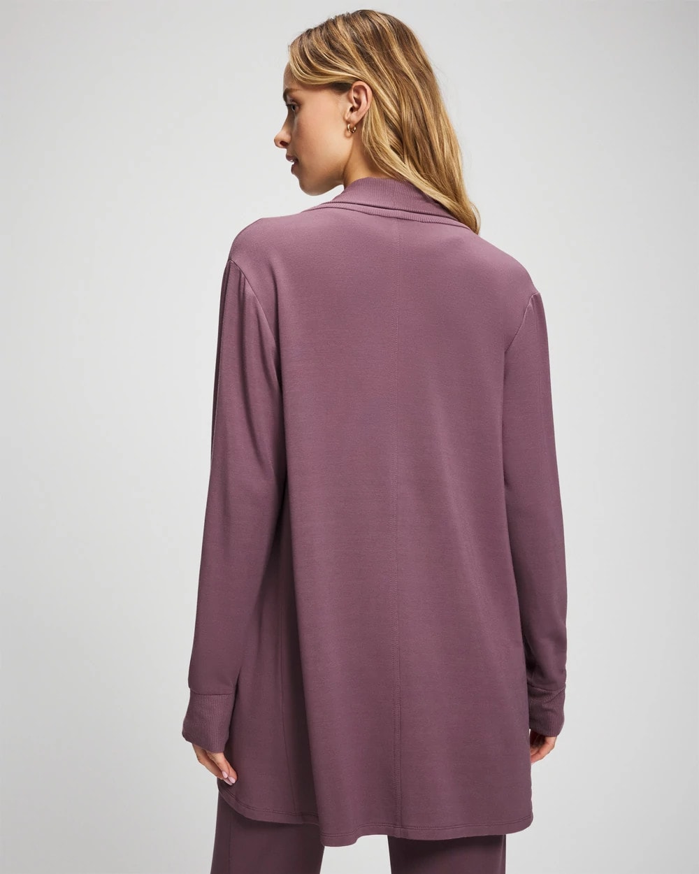 PURPLE FLINT Ultrasoft Fleece Cardigan