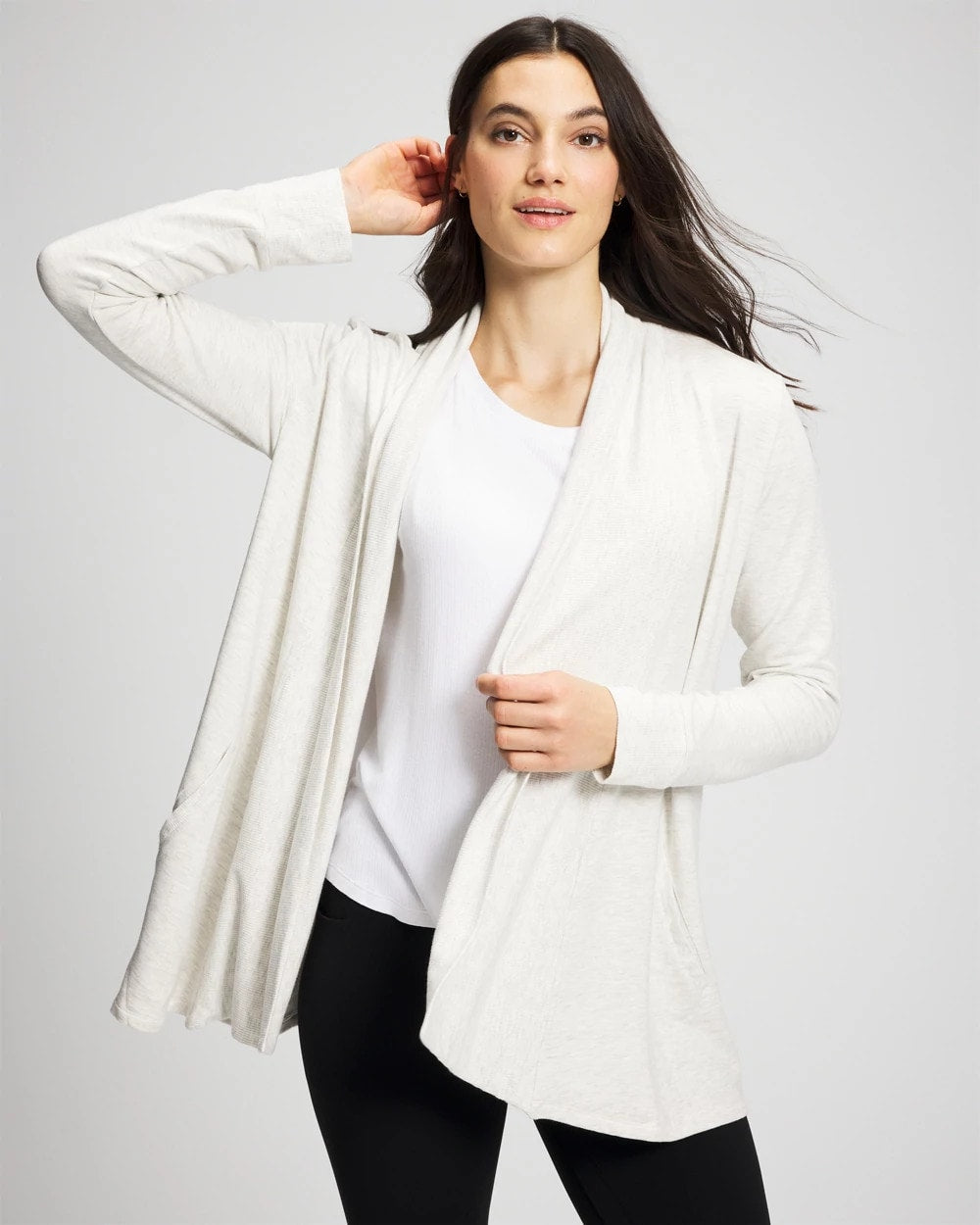 HEATHER DREAM Ultrasoft Fleece Cardigan