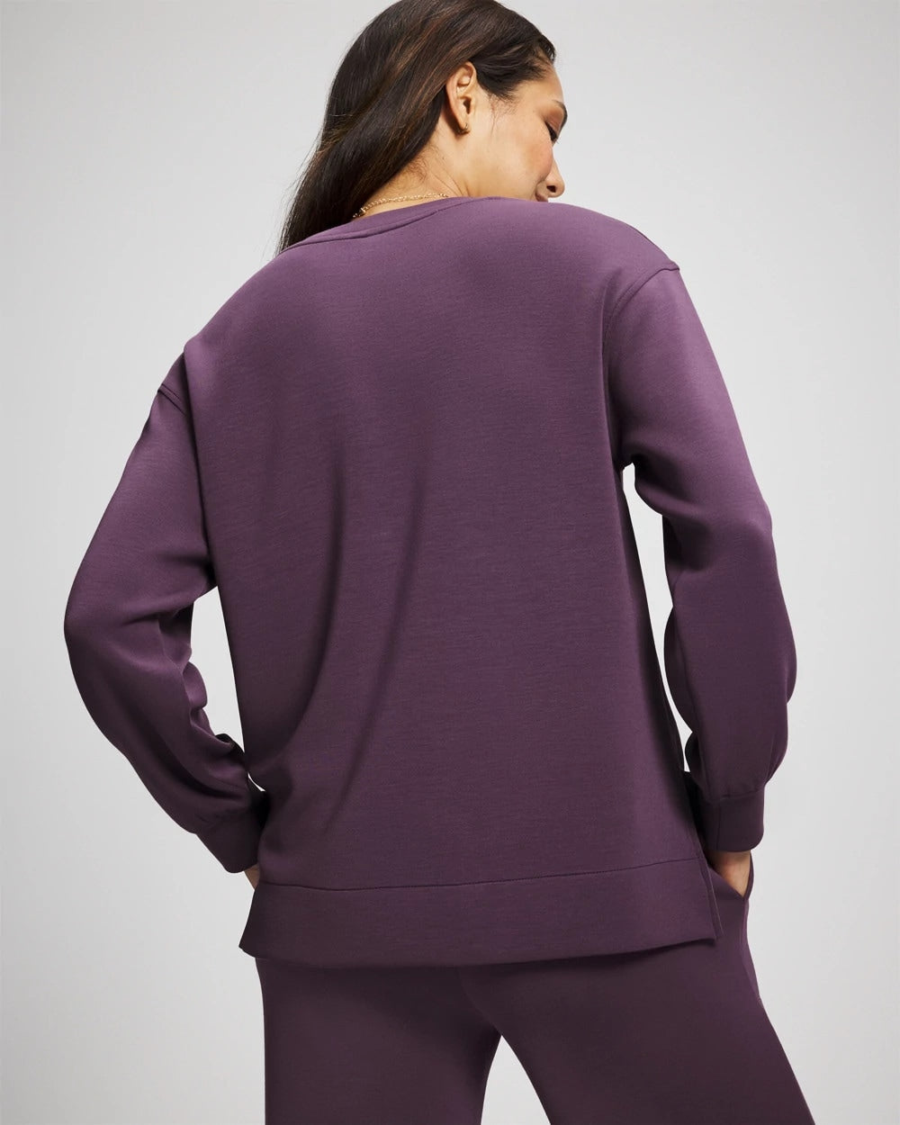 PLUM PERFECT Modern Modal Crewneck Sweatshirt