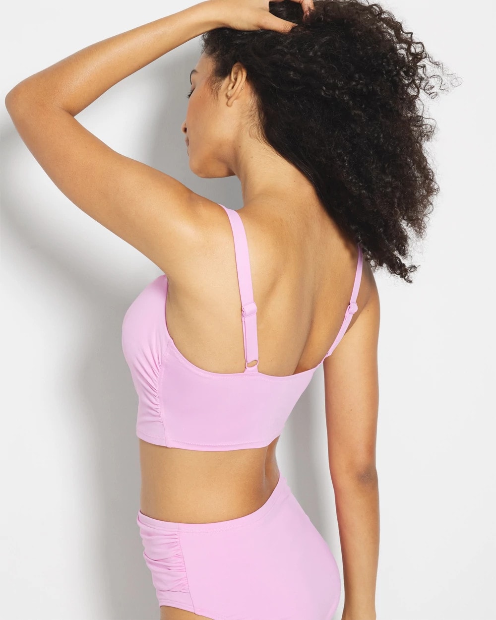 META MAUVE V-Wire Cropped Bikini Top