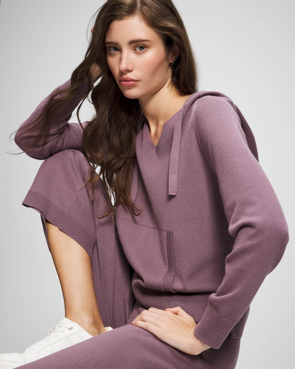 PURPLE FLINT Cotton Sweater Hoodie
