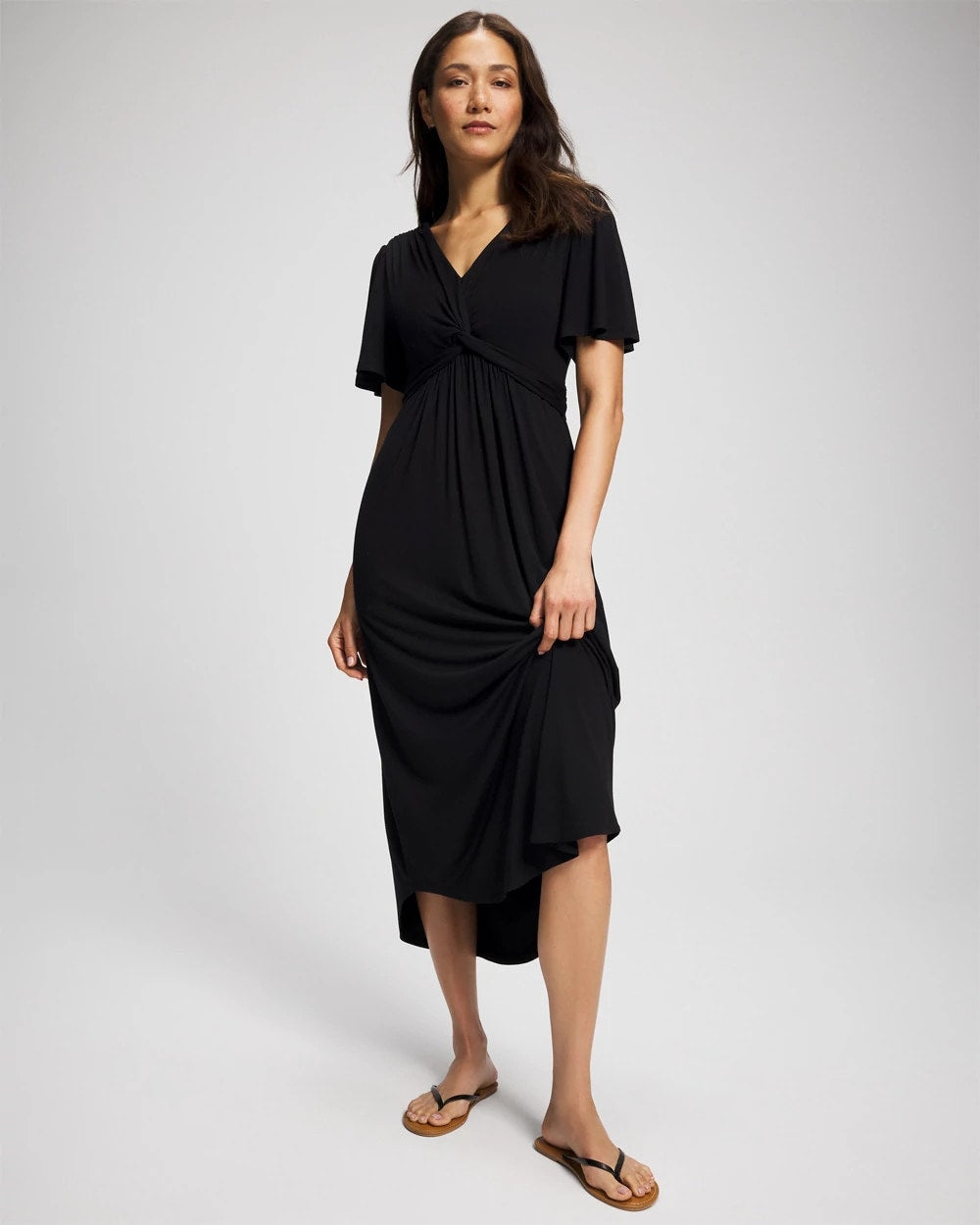 BLACK Pamilla Midi Bra Dress
