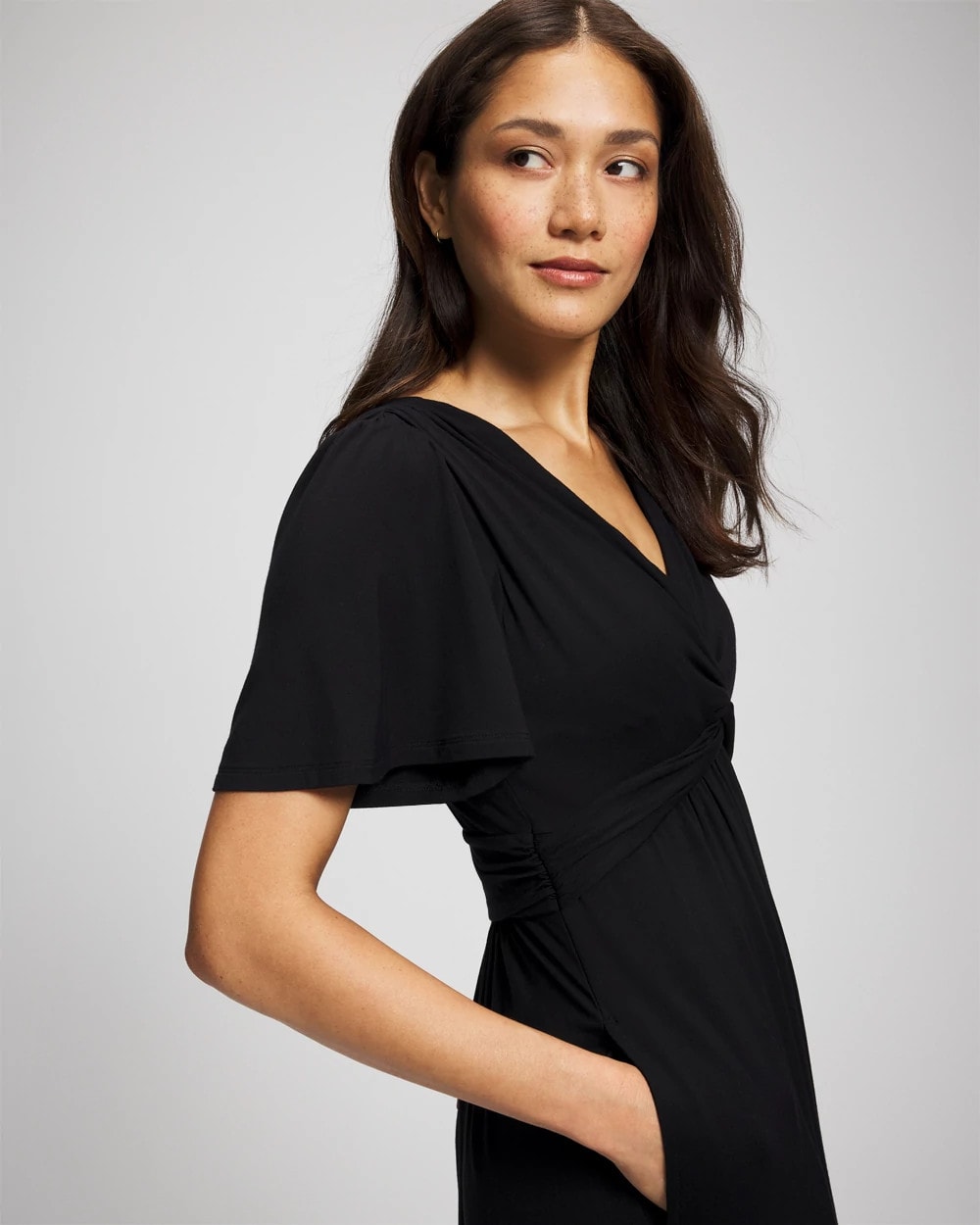 BLACK Pamilla Midi Bra Dress