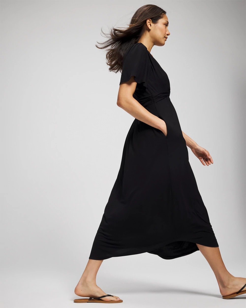BLACK Pamilla Midi Bra Dress