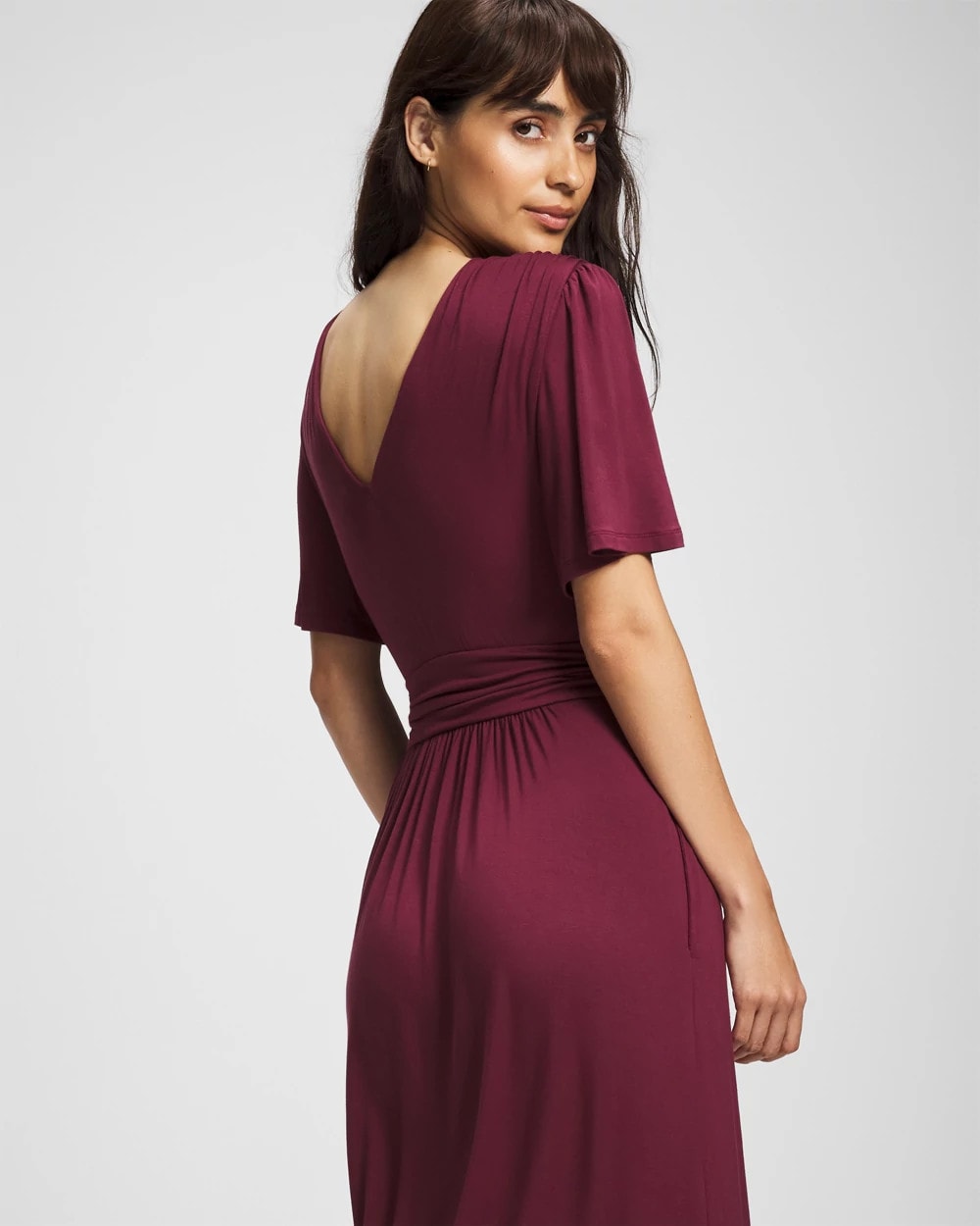 VELVET PLUM Pamilla Midi Bra Dress