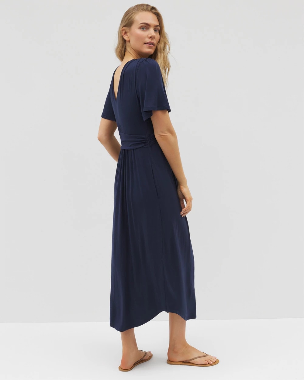 NIGHTFALL NAVY Pamilla Midi Bra Dress
