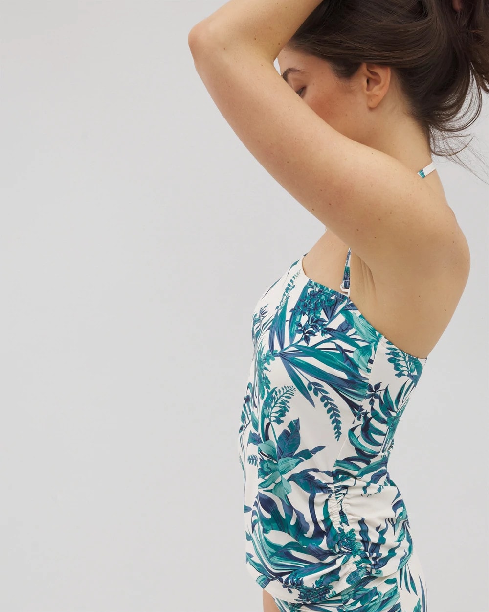 PALM PERFECT COCONUT Bandeau Tankini Top