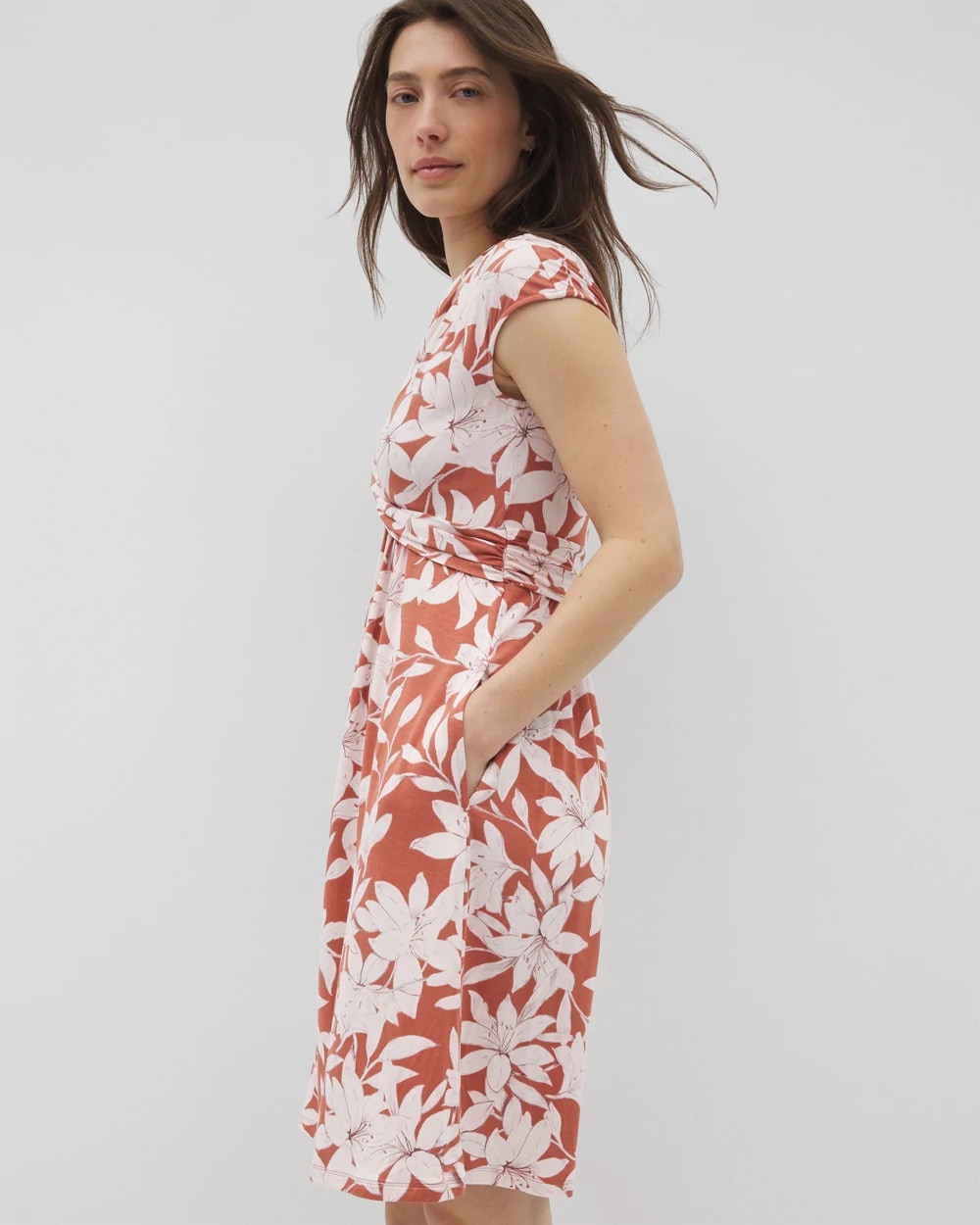 FLAMENCO FLORAL G SB Twist Short Bra Dress