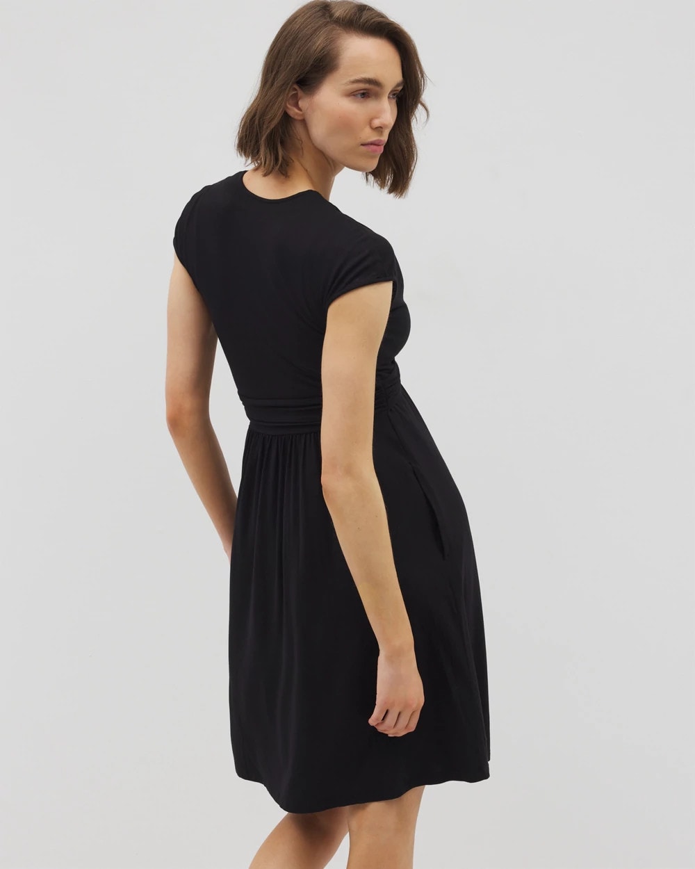 BLACK Twist Short Bra Dress