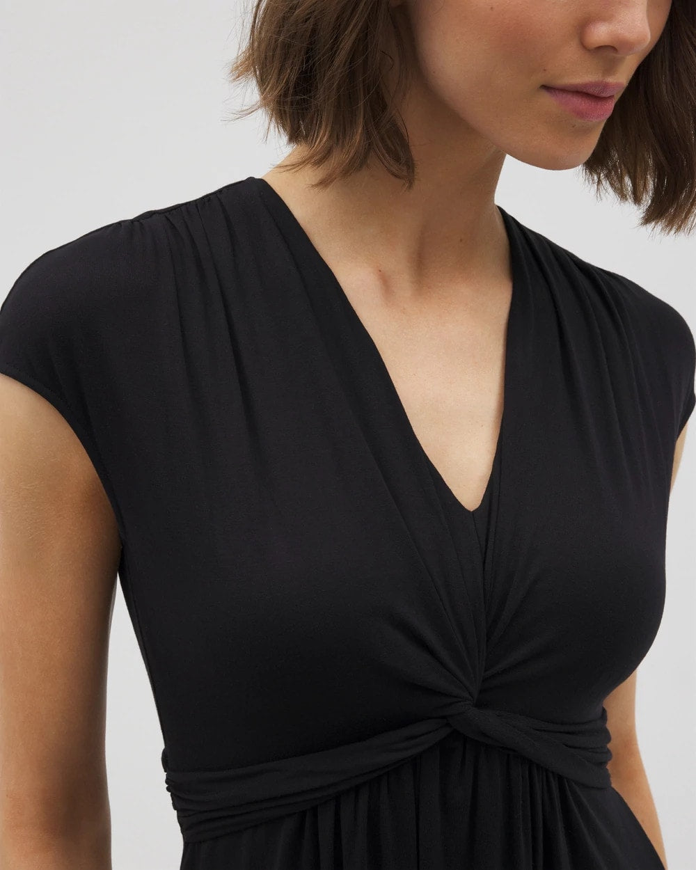 BLACK Twist Short Bra Dress
