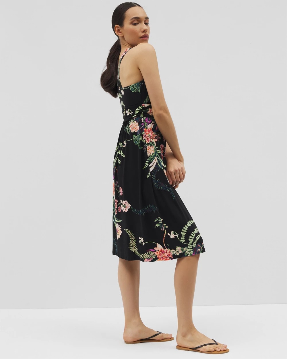 PARADISE PLUMES DRAMA G B Cross Back Strap Bra Dress