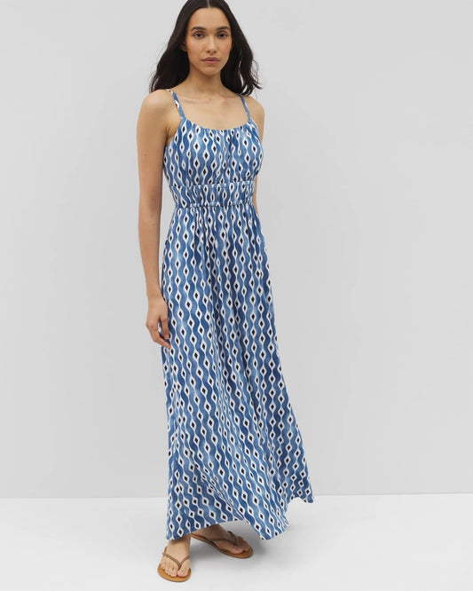 REVERIE GEO COCONUT Paradiso Maxi Bra Dress