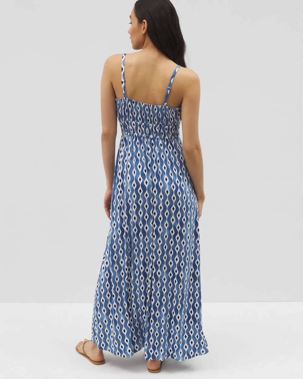 REVERIE GEO COCONUT Paradiso Maxi Bra Dress