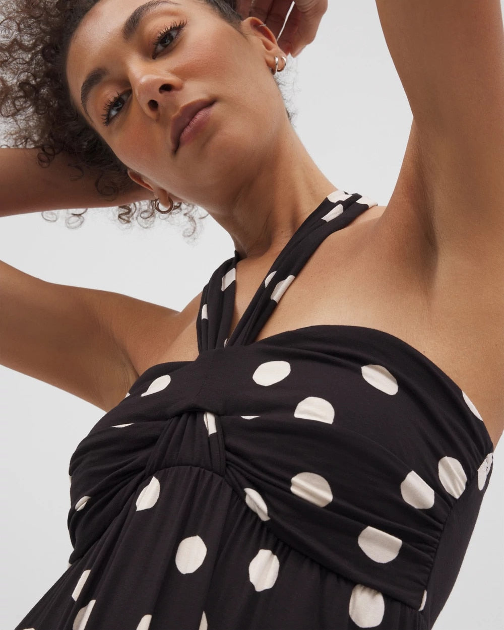 MOVEMENT DOT BLACK Retreat Maxi Bra Dress