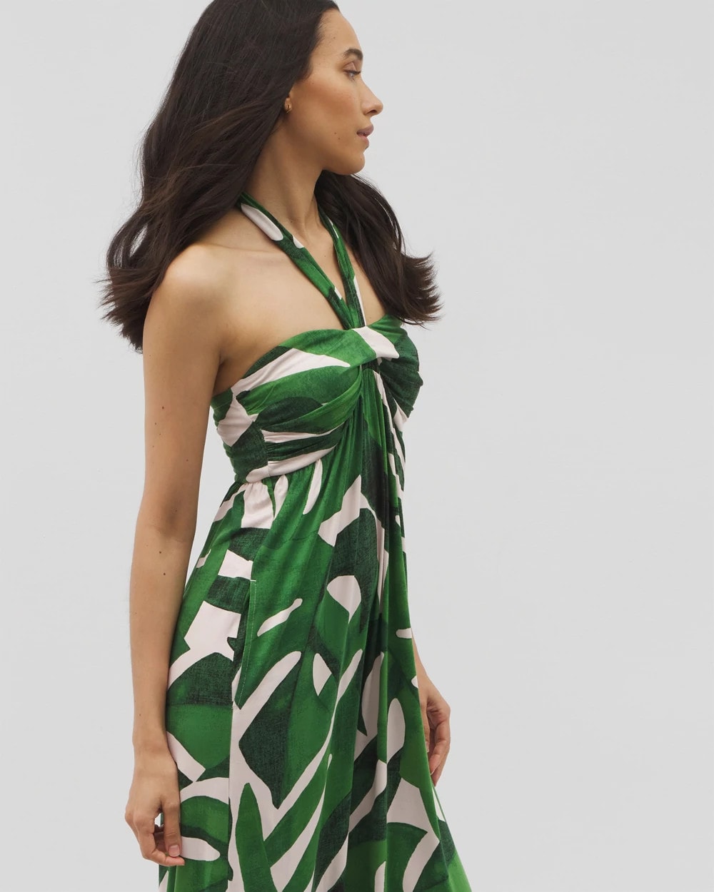 TROPICAL BREEZE G PALM Retreat Maxi Bra Dress
