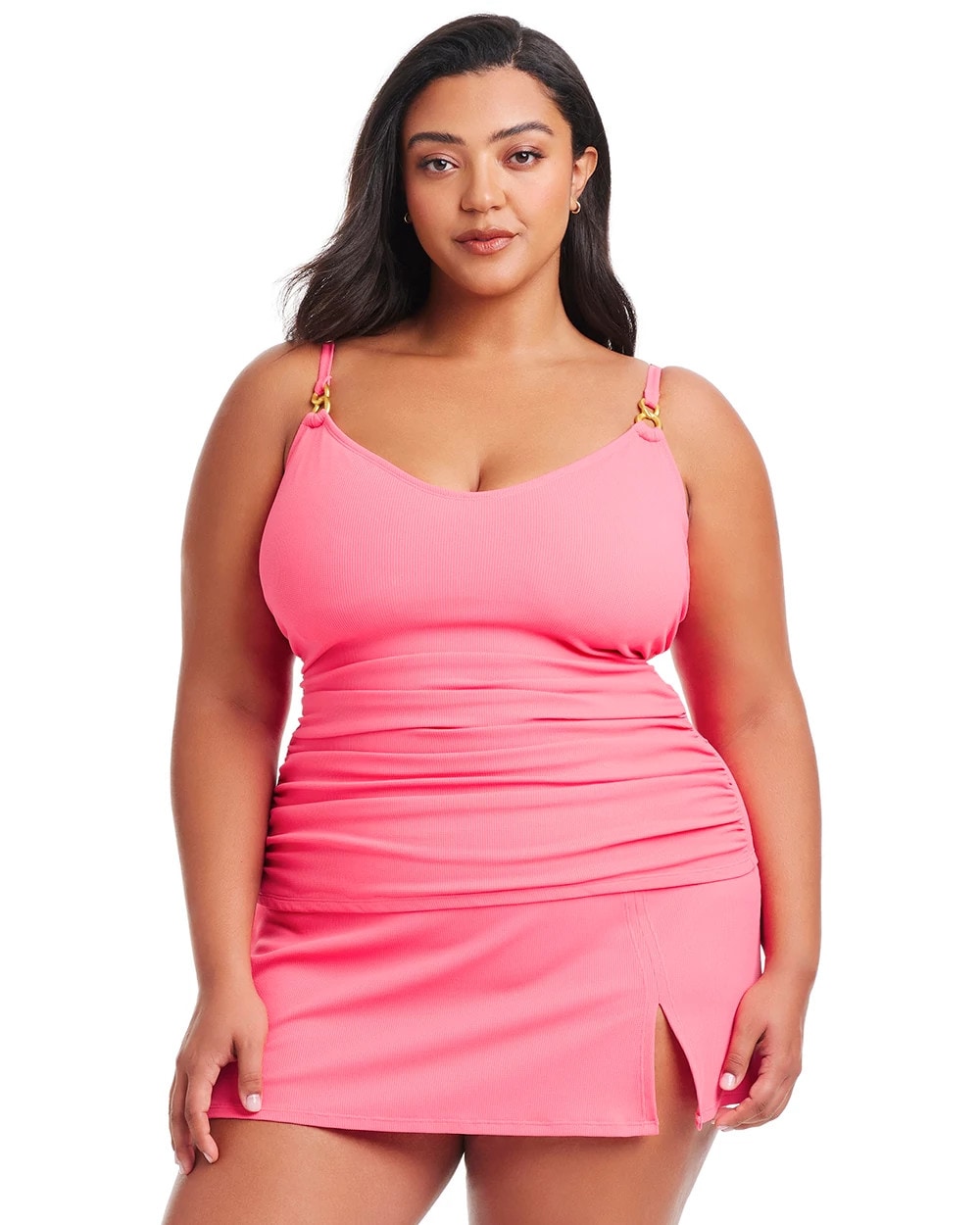 BARDOT BLUSH Pique Ole V-Neck Tankini