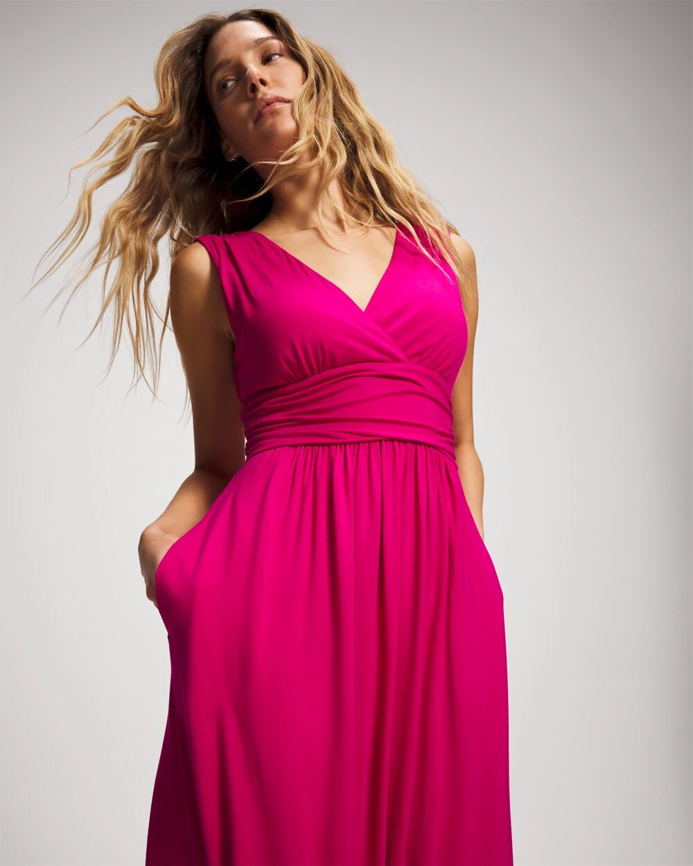 PINK COSMO Goddess Midi Bra Dress