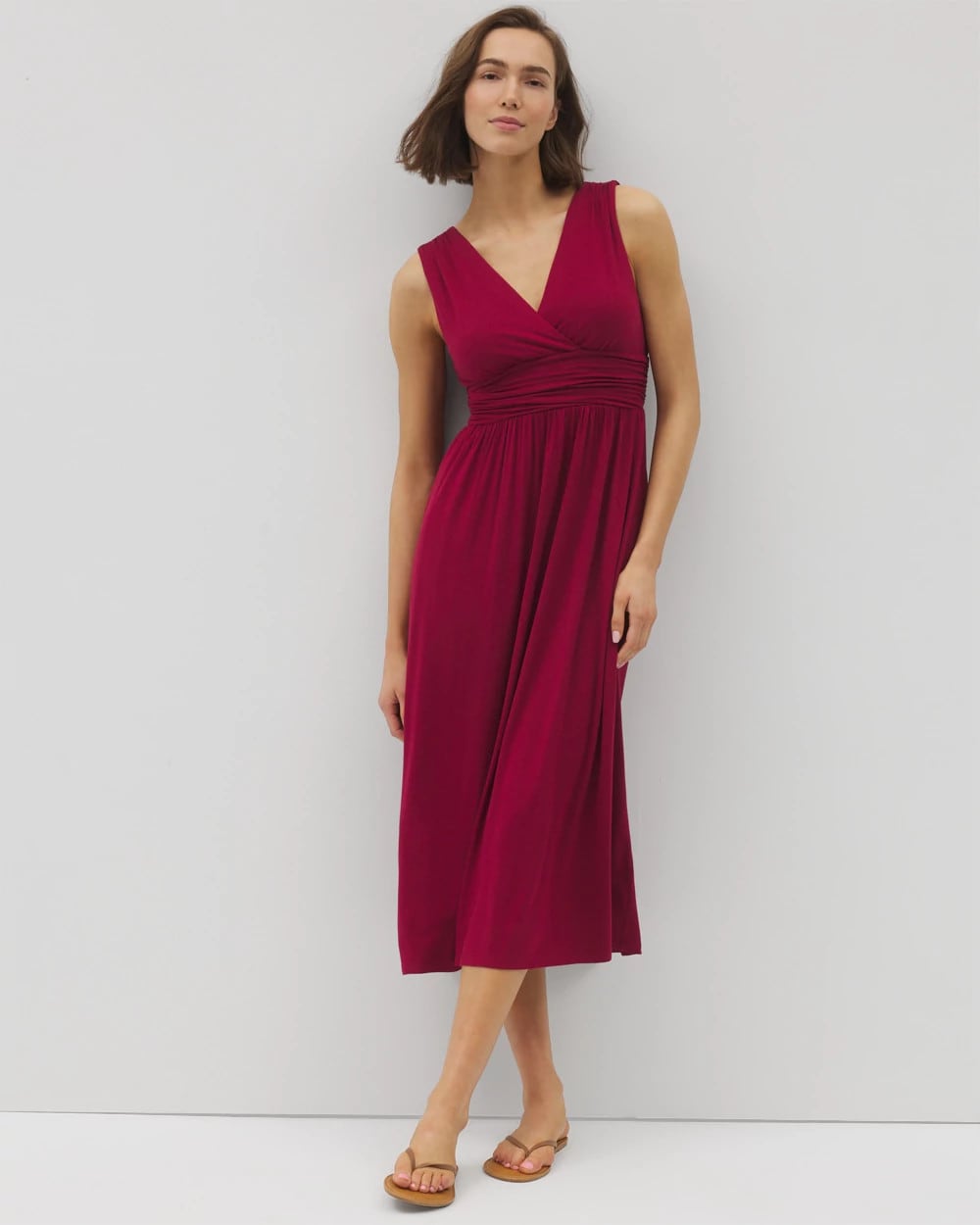 RED BEAUTY Goddess Midi Bra Dress