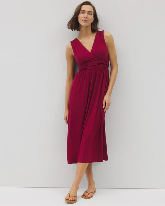 RED BEAUTY Goddess Midi Bra Dress