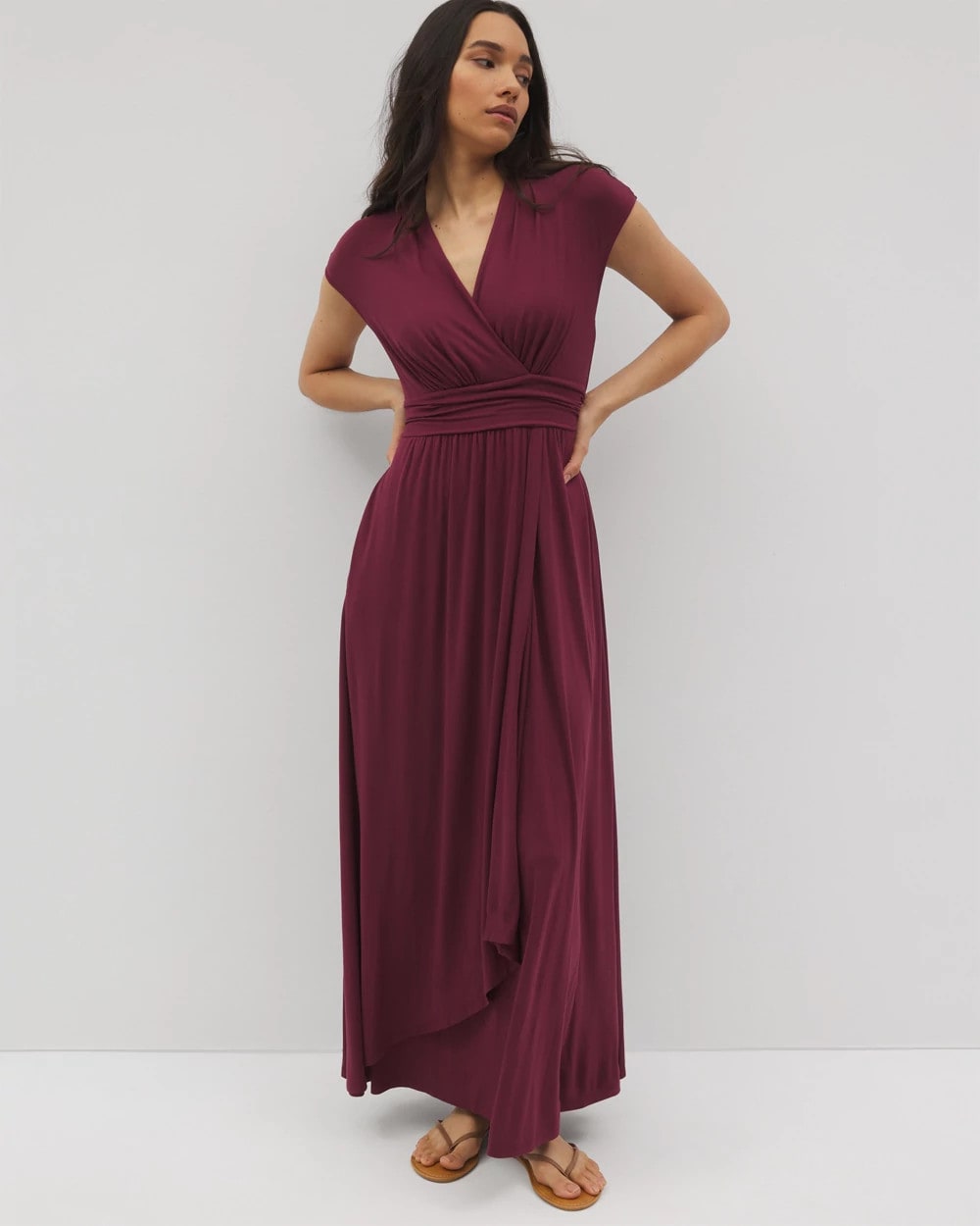 VELVET PLUM Serenity Maxi Bra Dress