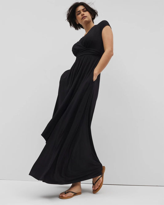 BLACK Serenity Maxi Bra Dress