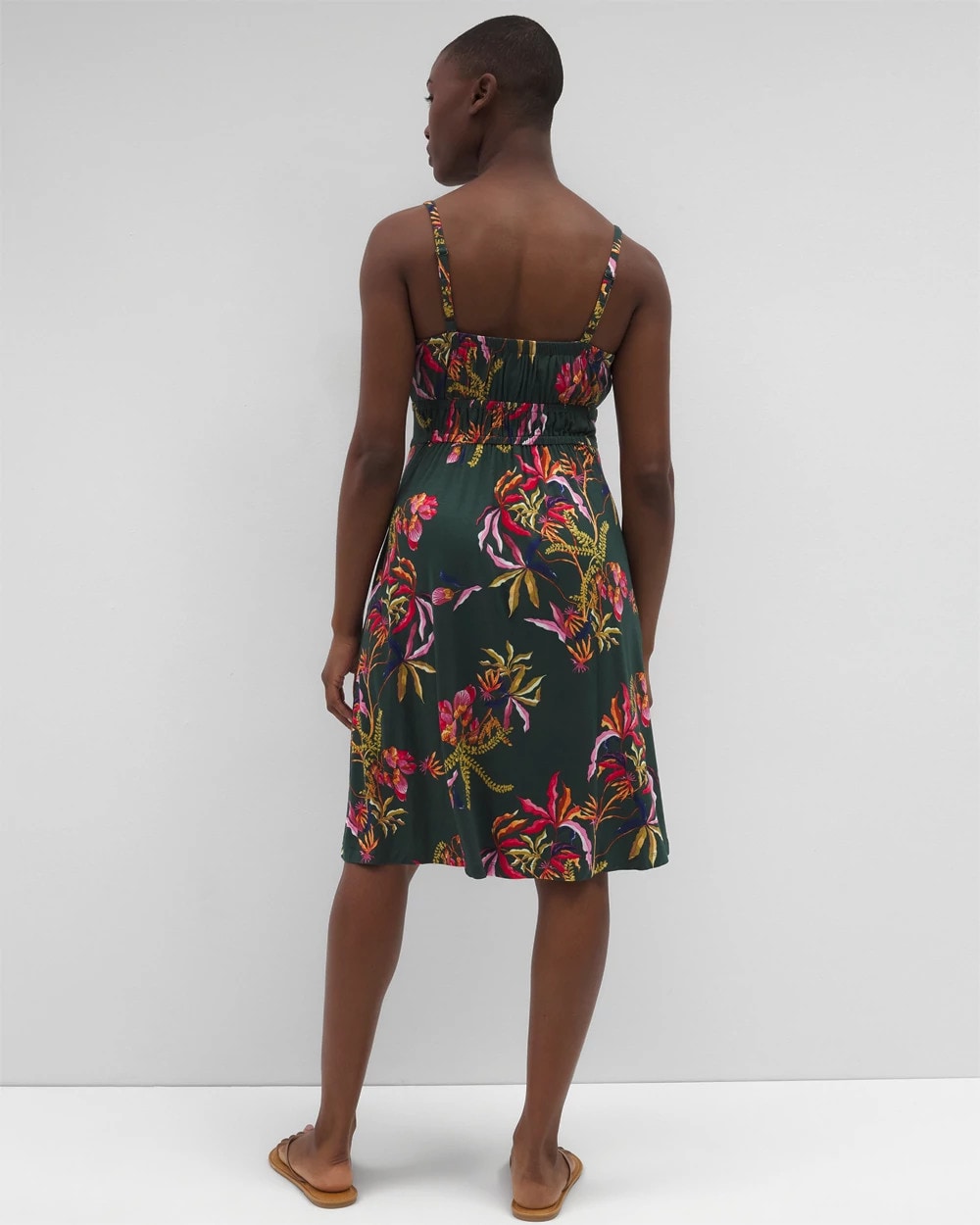 SUNRISE FLORA M EMERALD Paradiso Short Bra Dress