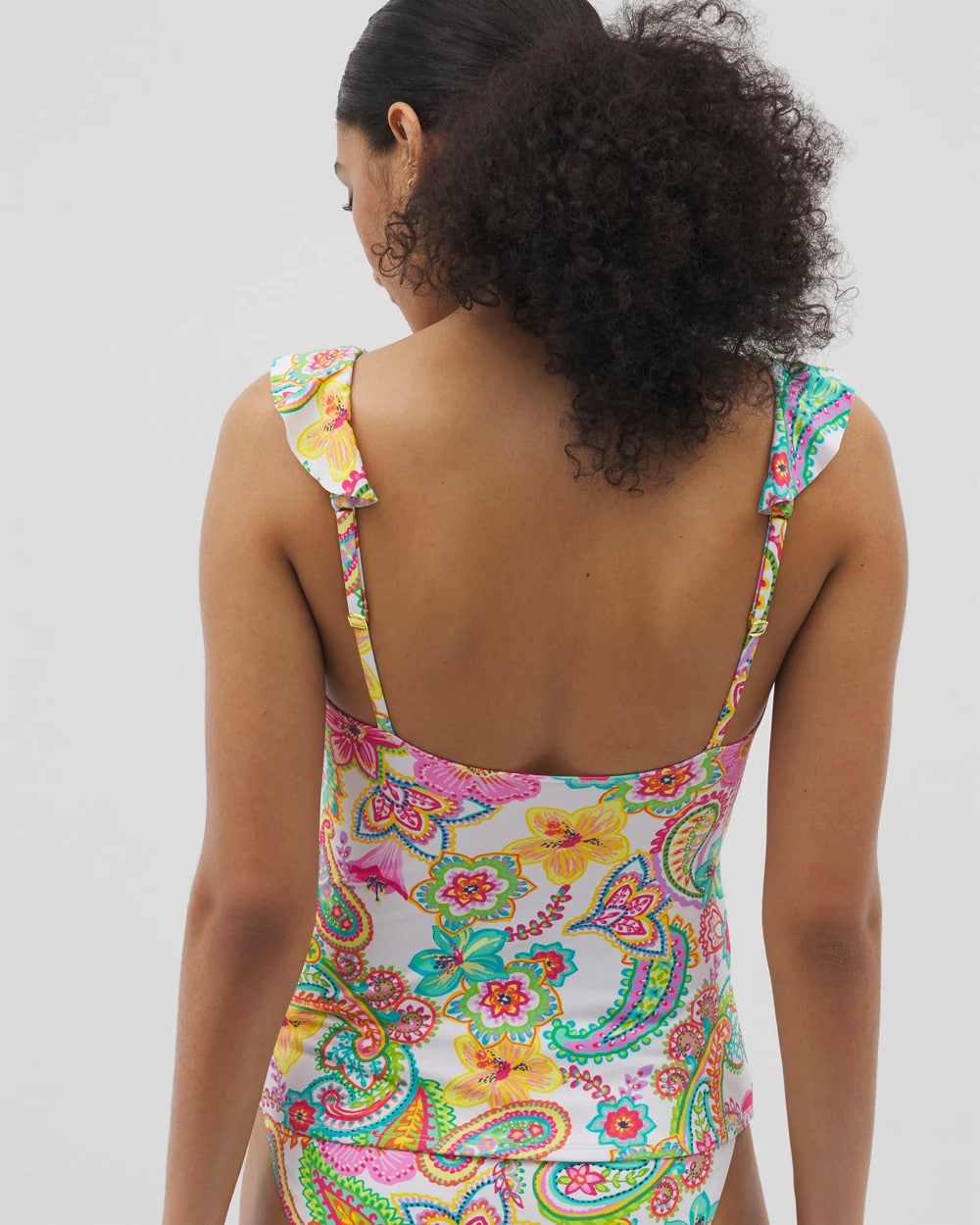 MULTI Bleu Rod Beattie All Set for Summer Ruffle Tankini