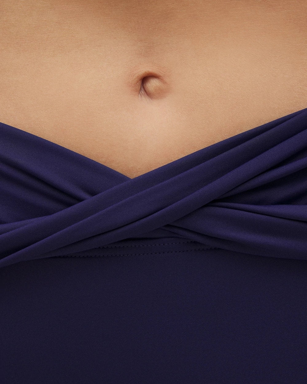TRUE BLUE Twist-Front Bikini Bottoms