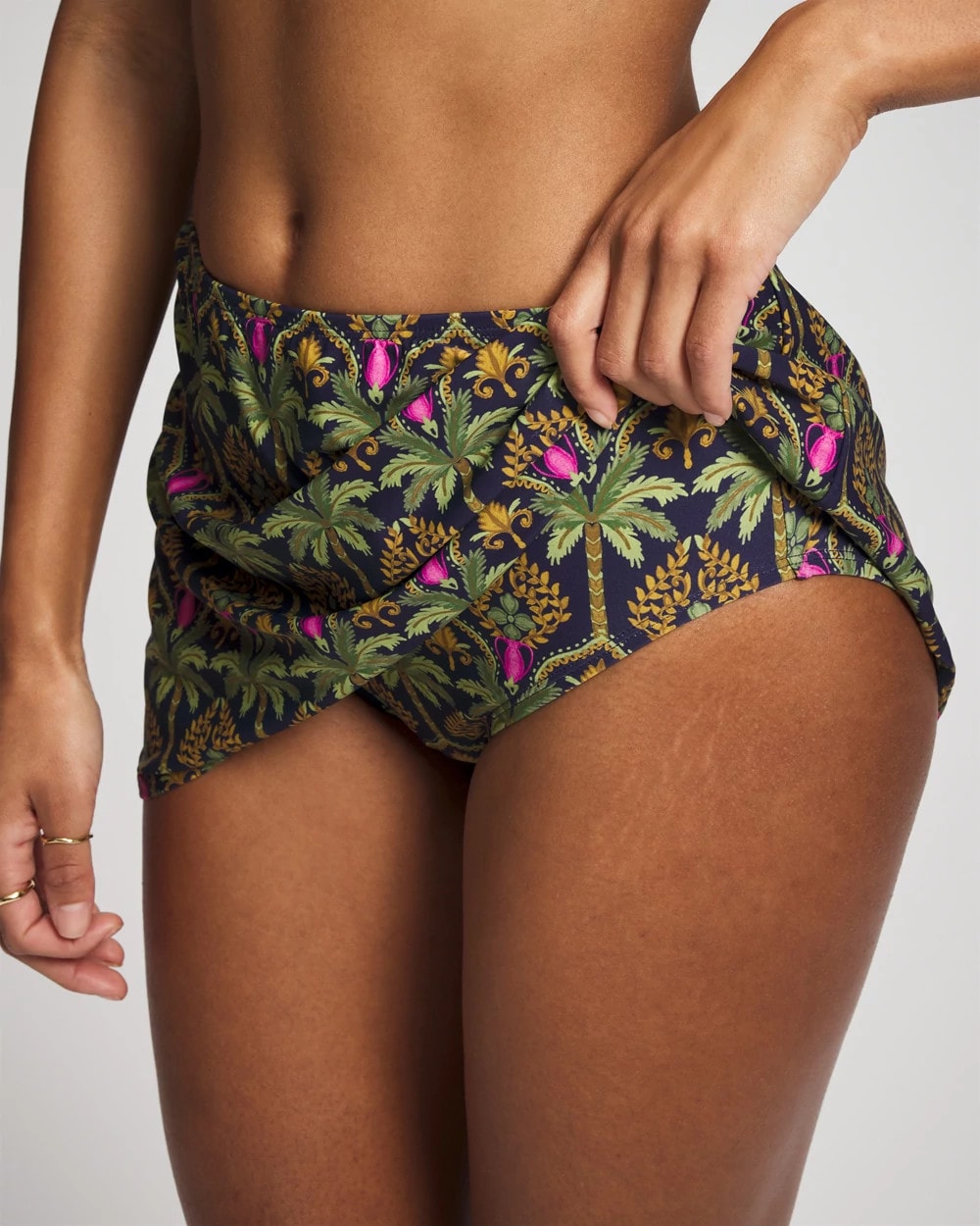 PALMY PATTERNS NAVY Skirt