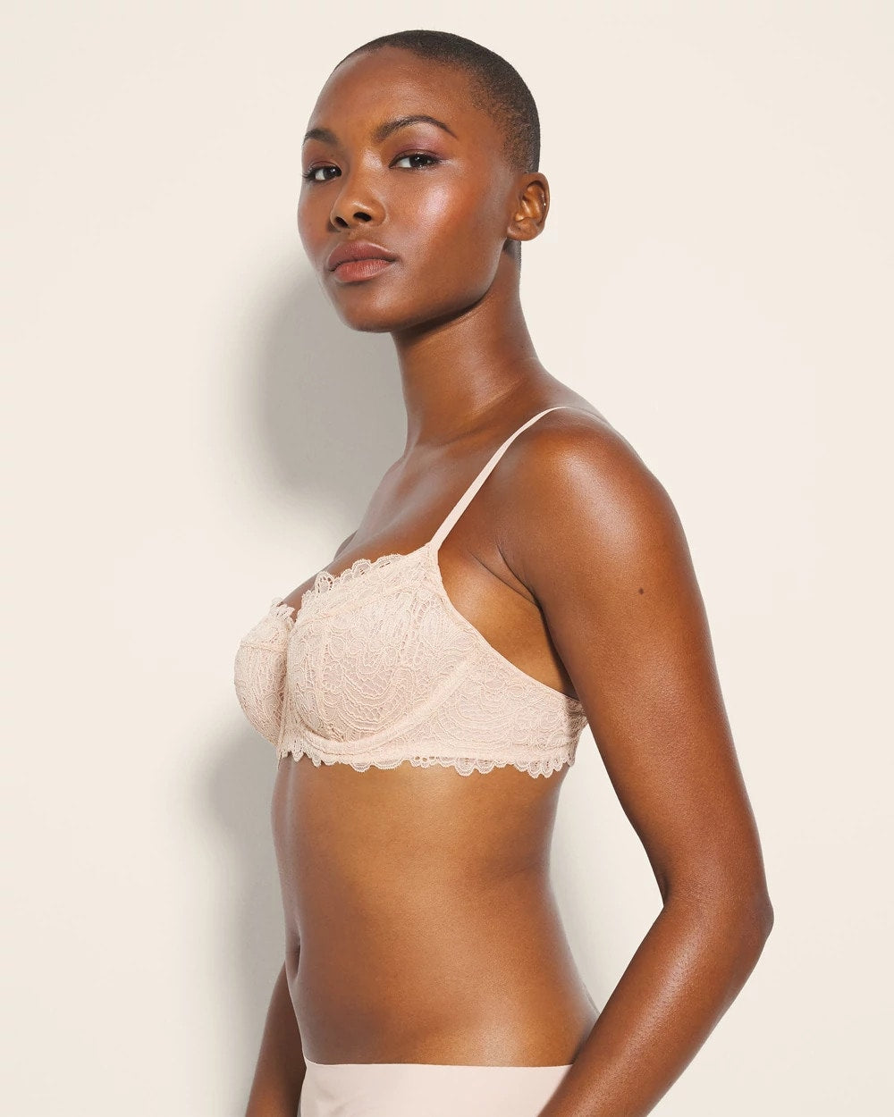 HUSH Soma Balconette Unlined Bra with Lace