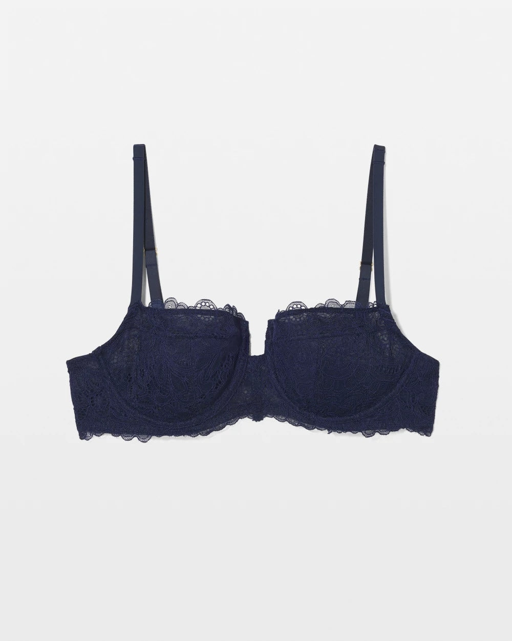 NIGHTFALL NAVY Soma Balconette Unlined Bra with Lace