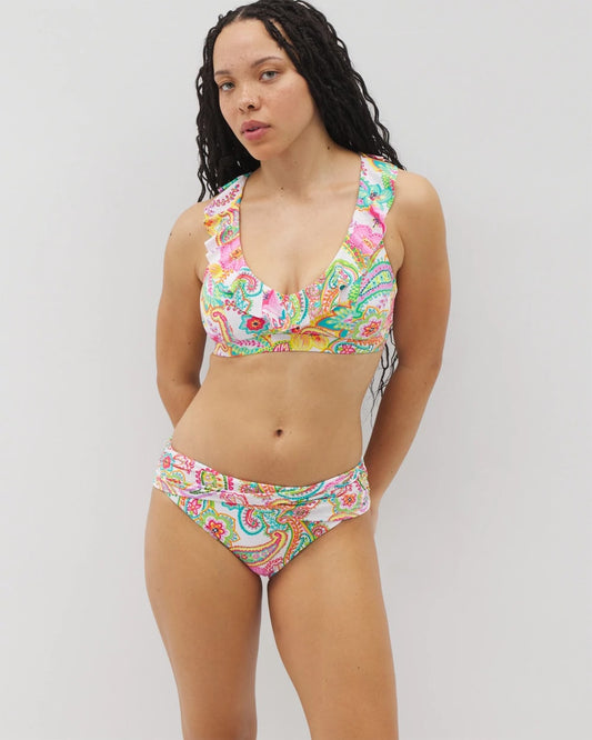 MULTI Bleu Rod Beattie All Set for Summer Sarong Hipster Swim Bottom