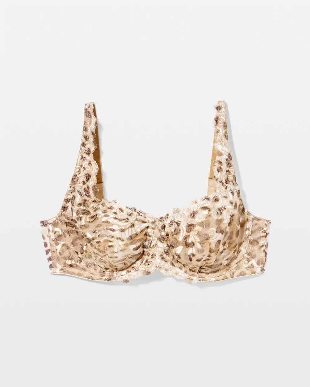 ANIMAL AURA M WHITE SMOKE Unlined Bra