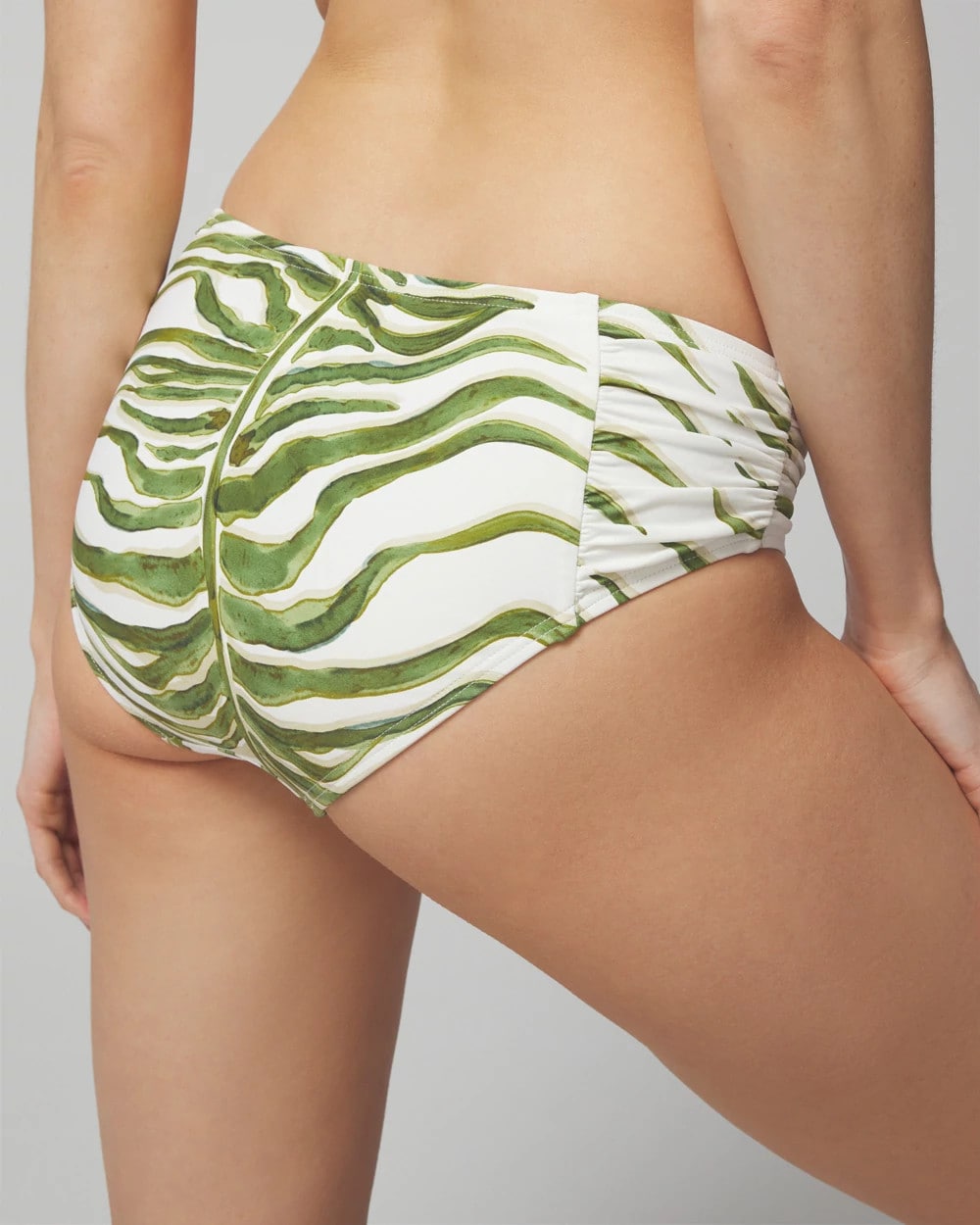 INTO THE GROOVE COCONUT Ruched Bikini Bottoms
