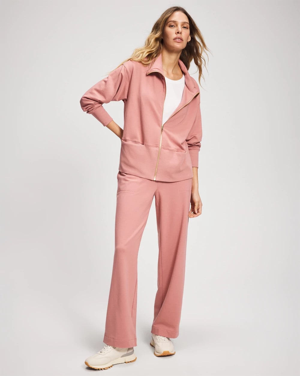 CINDER ROSE Essential Terry Jacket