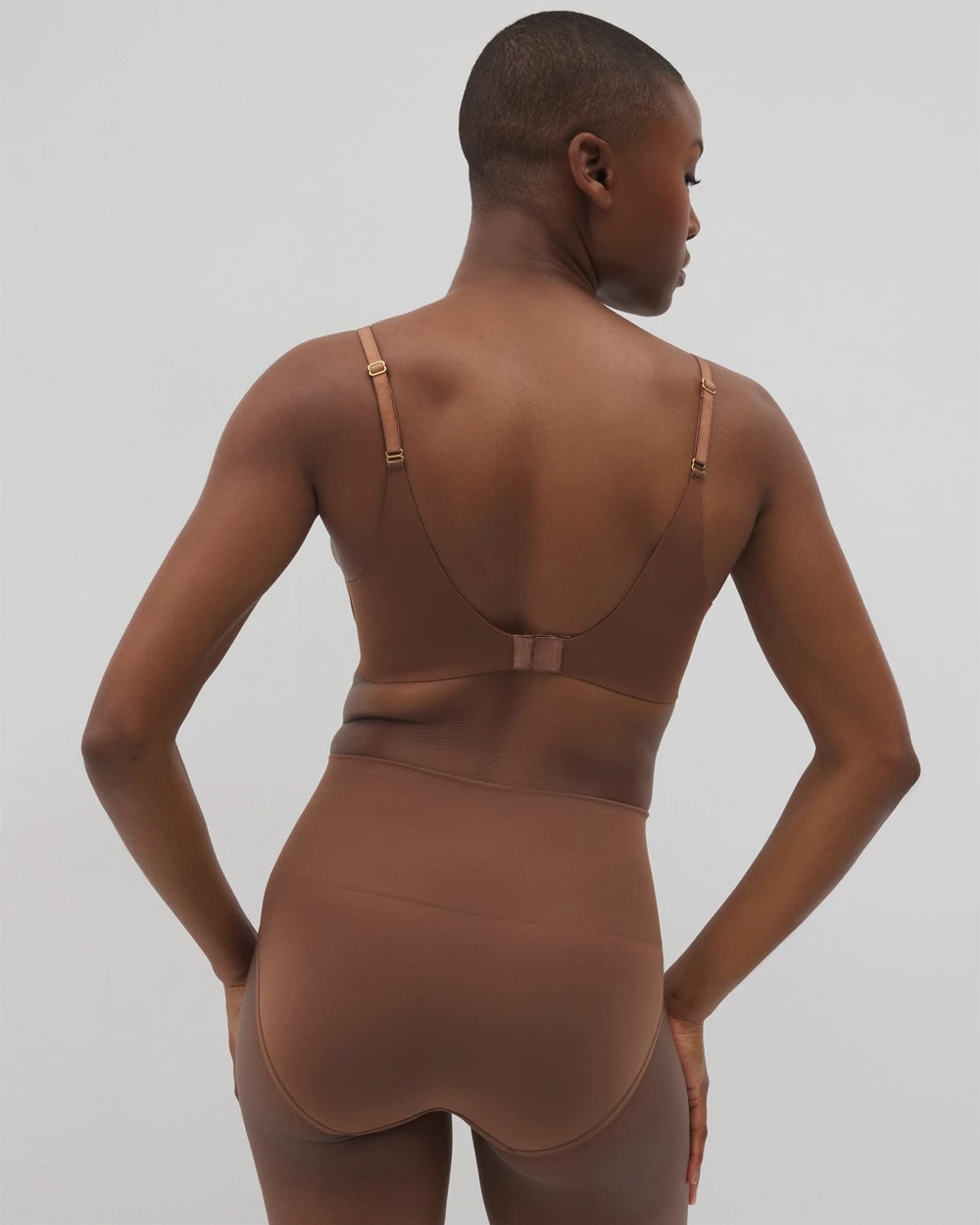 CINNAMON LATTE Mid-Level Shaping Seamless Brief
