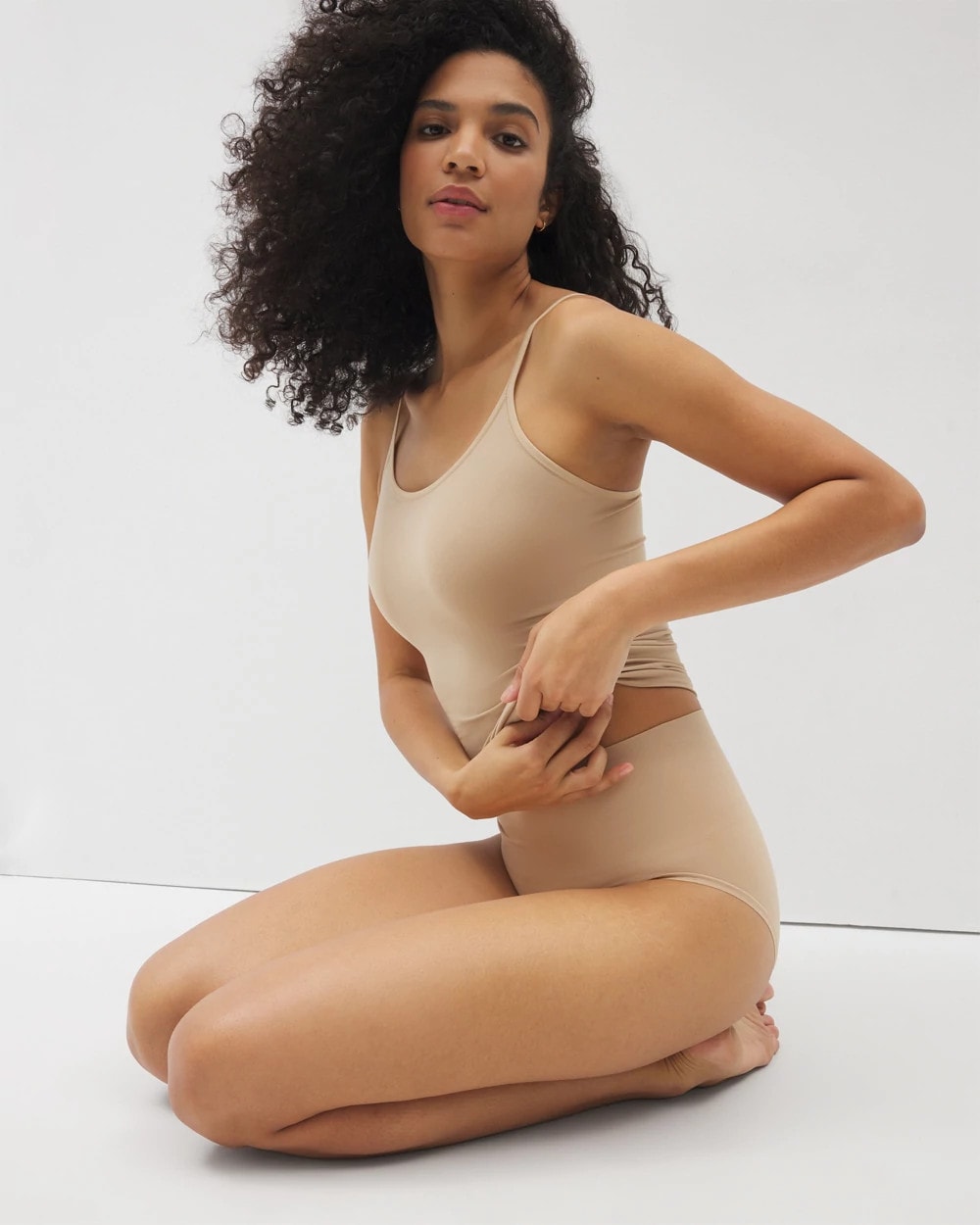 WARM AMBER Mid-Level Shaping Seamless Brief