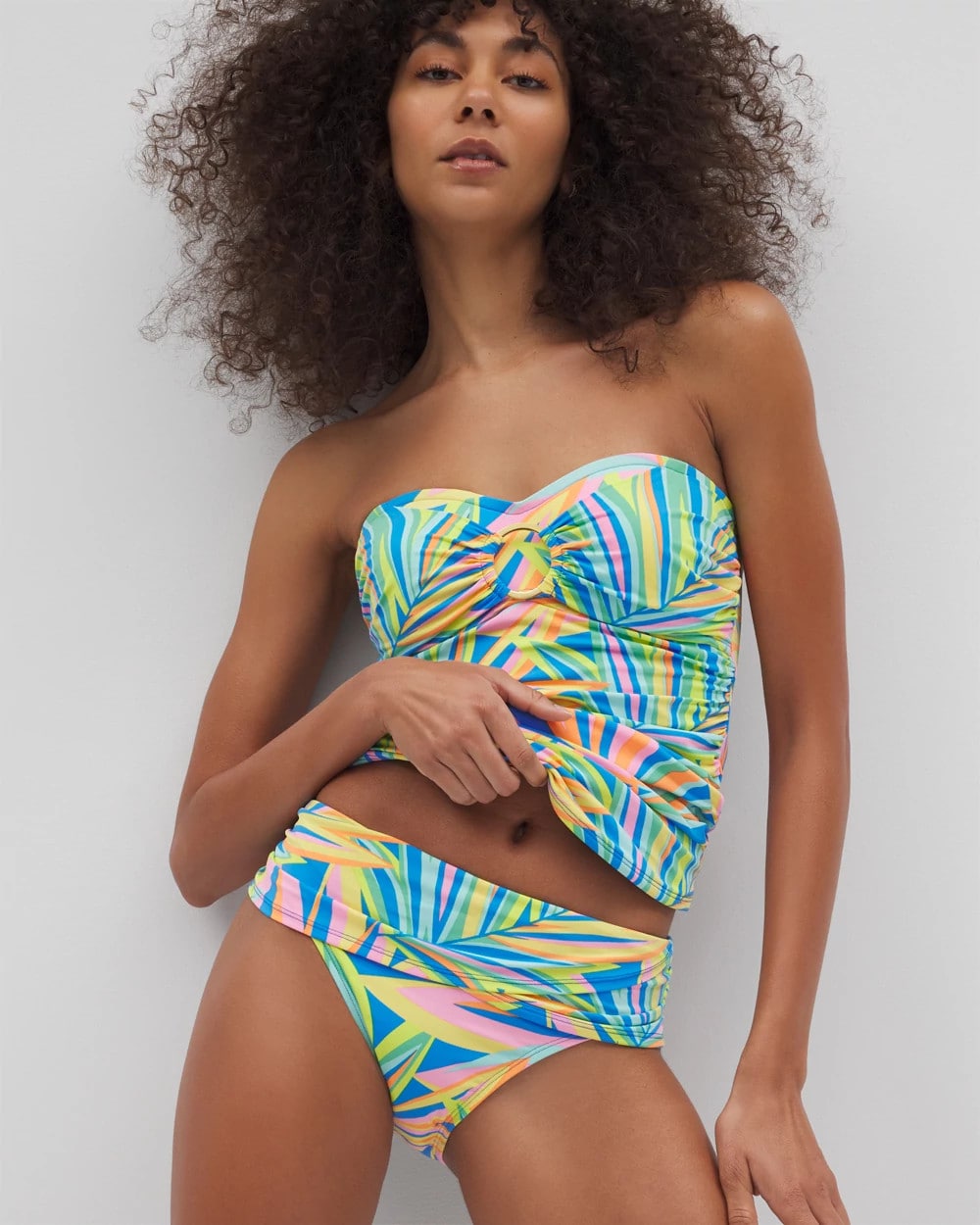 MULTI On the Bright Side Sarong Hipster Bottom