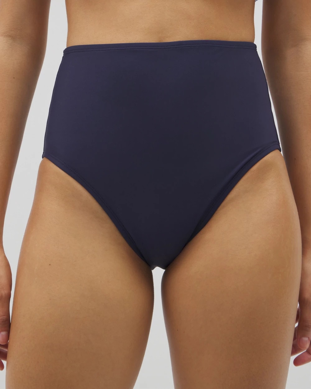 DARK NAVY Beyond Control Sea Life High-Waist Swim Bottom
